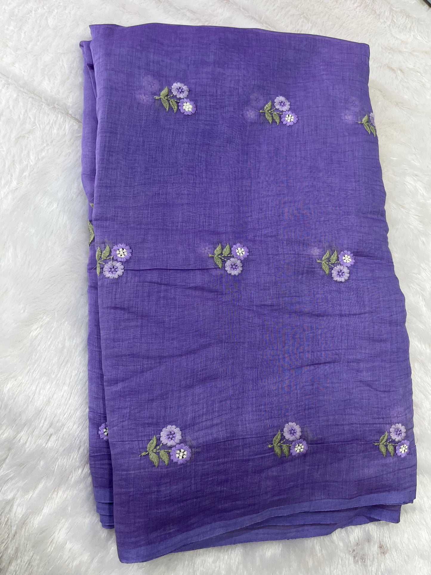 PURE MUL CHANDERI FABRIC