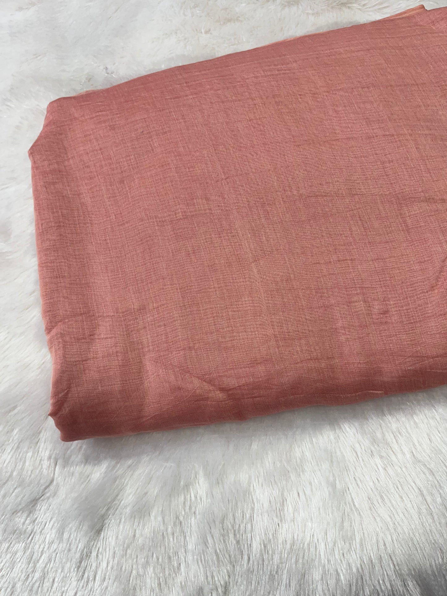 PURE MUL CHANDERI FABRIC (PLAIN)