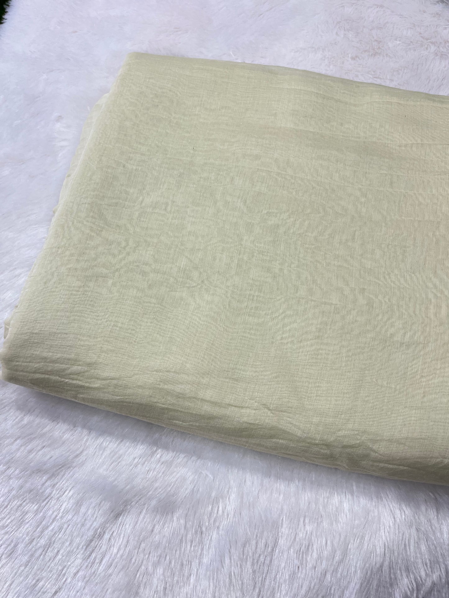 PURE MUL CHANDERI FABRIC (PLAIN)