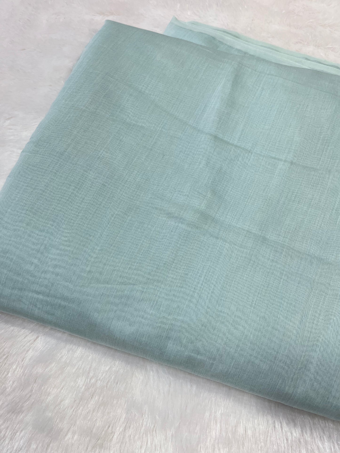 PURE MUL CHANDERI FABRIC (PLAIN)