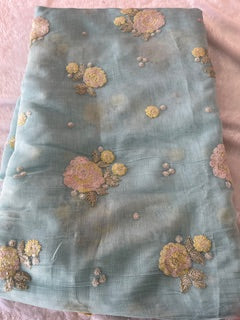 PURE MUL CHANDERI FABRIC