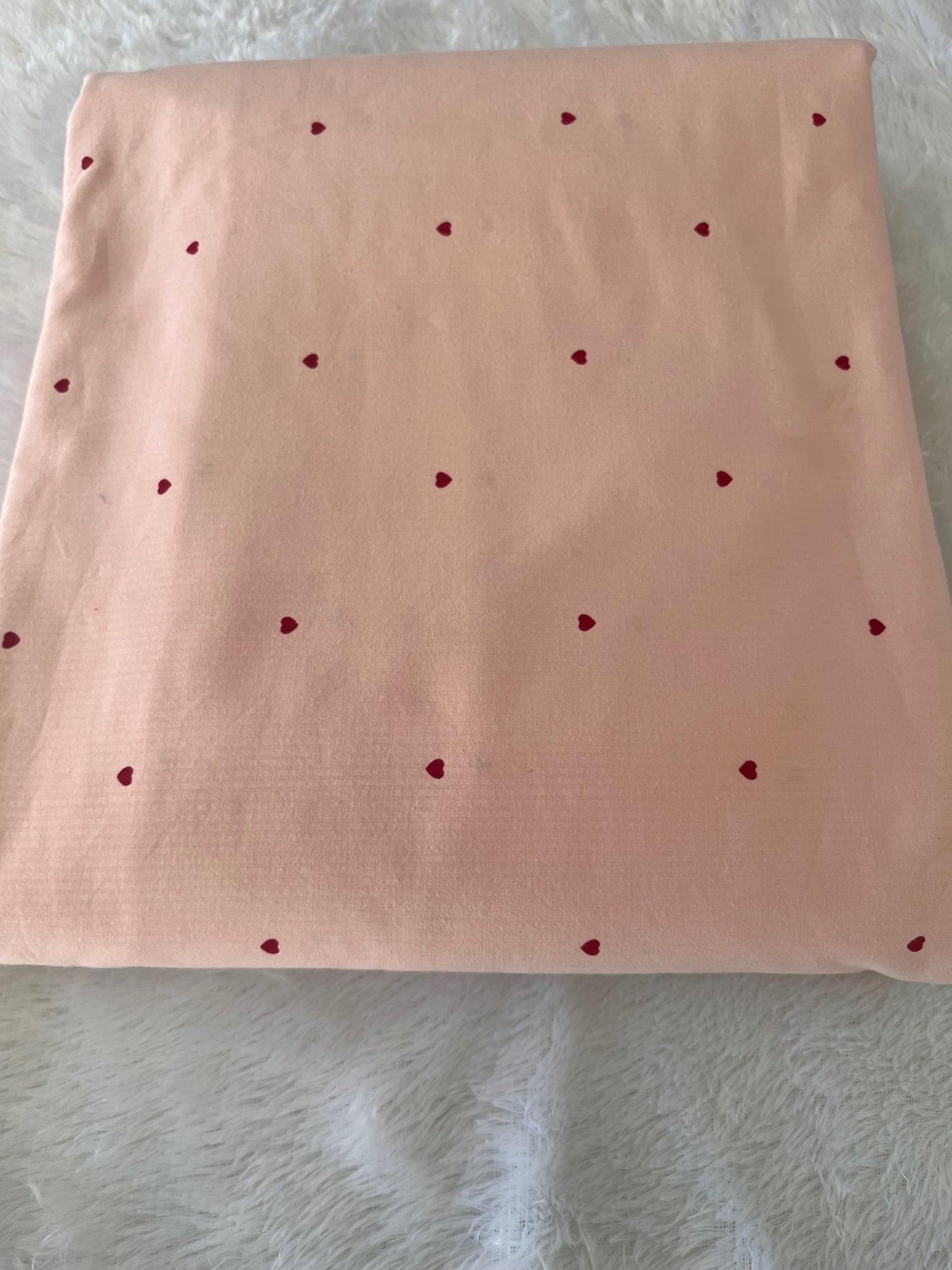 LIGHT PEACH SEERSUCKER FABRIC