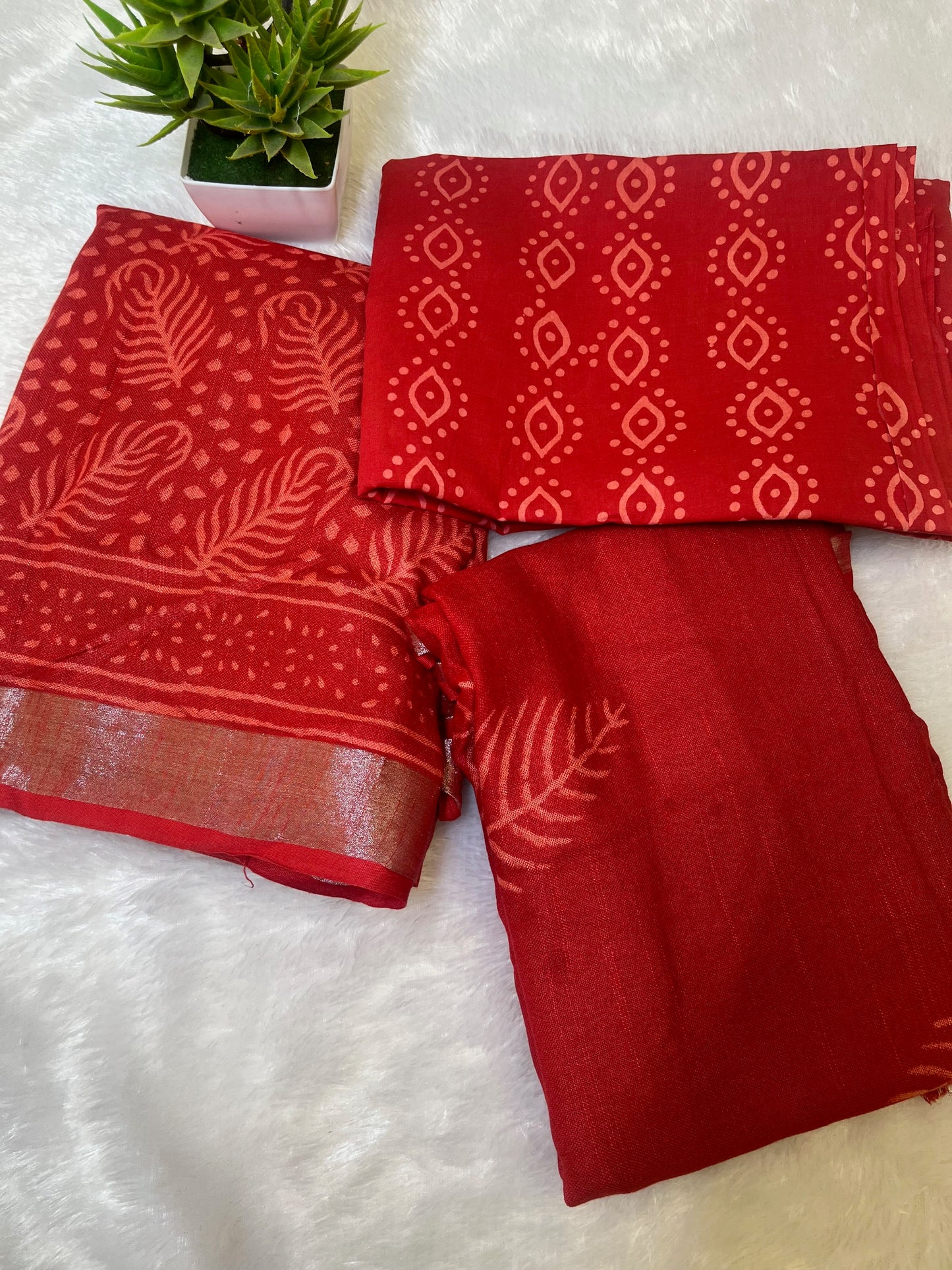 LINEN COTTON 3 PIECE SET