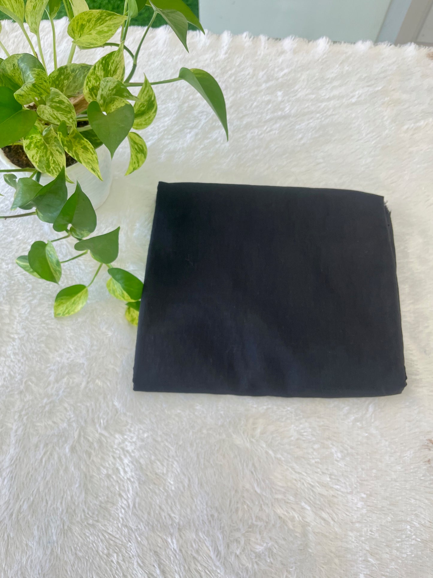 MUL CHANDERI PLAIN FABRIC