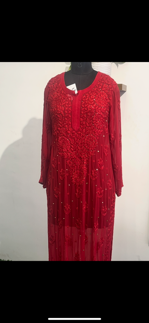 Viscose georgete chikenakri