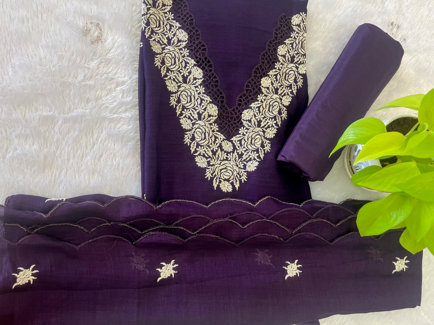 VICHITRA SILK CHURIDAR MATERIAL