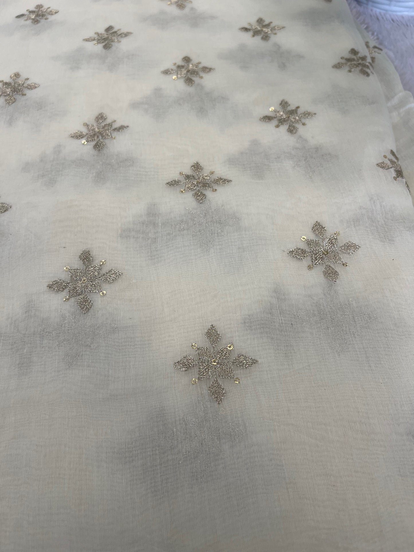 ONAM COLLECTIONS - PURE MUL CHANDERI FABRIC