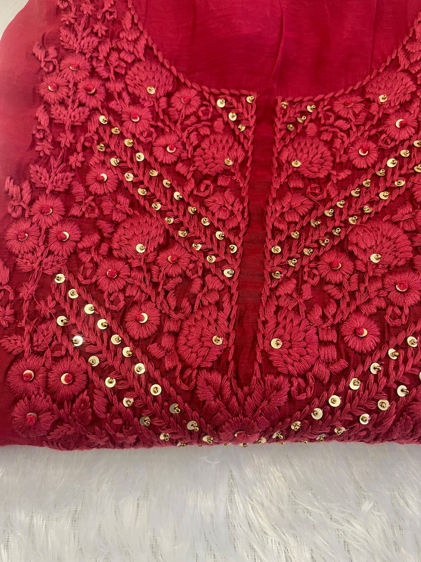 MUL CHANDERI SALWAR 3 PIECE SET