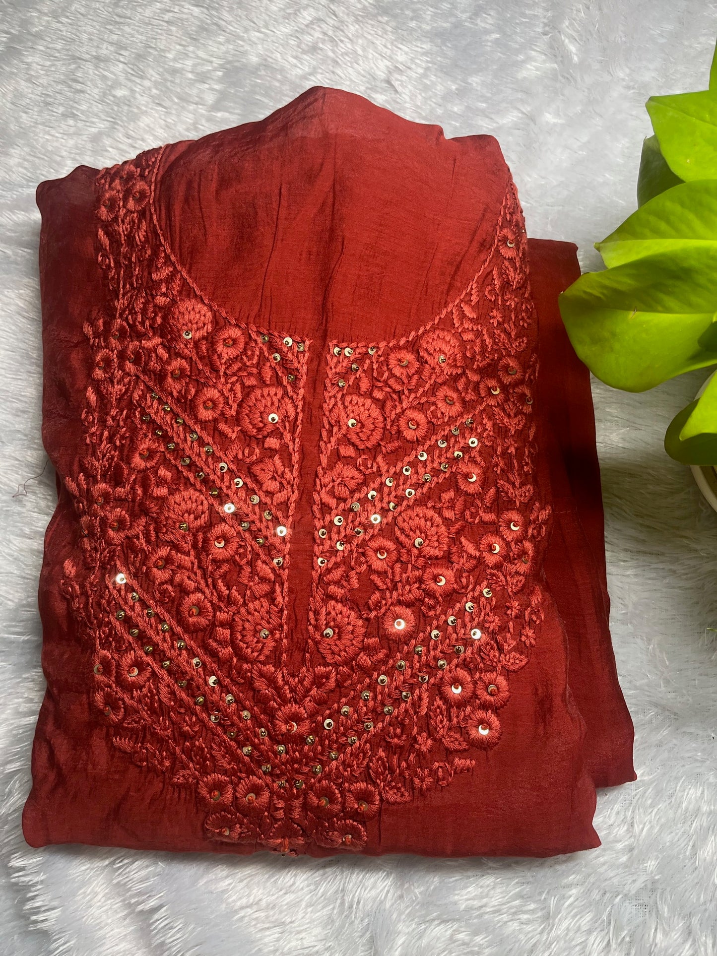 MUL CHANDERI SALWAR 3 PIECE SET