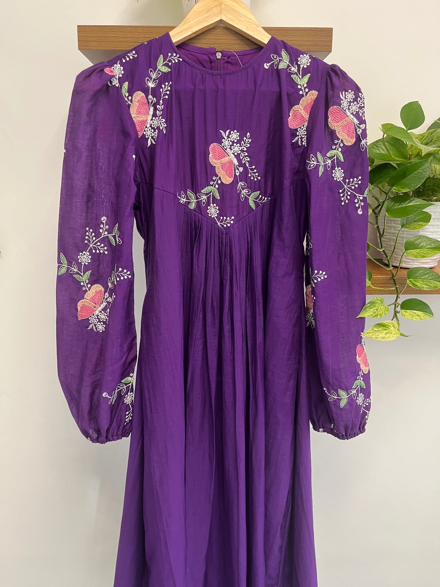 MUL CHANDERI FROCK