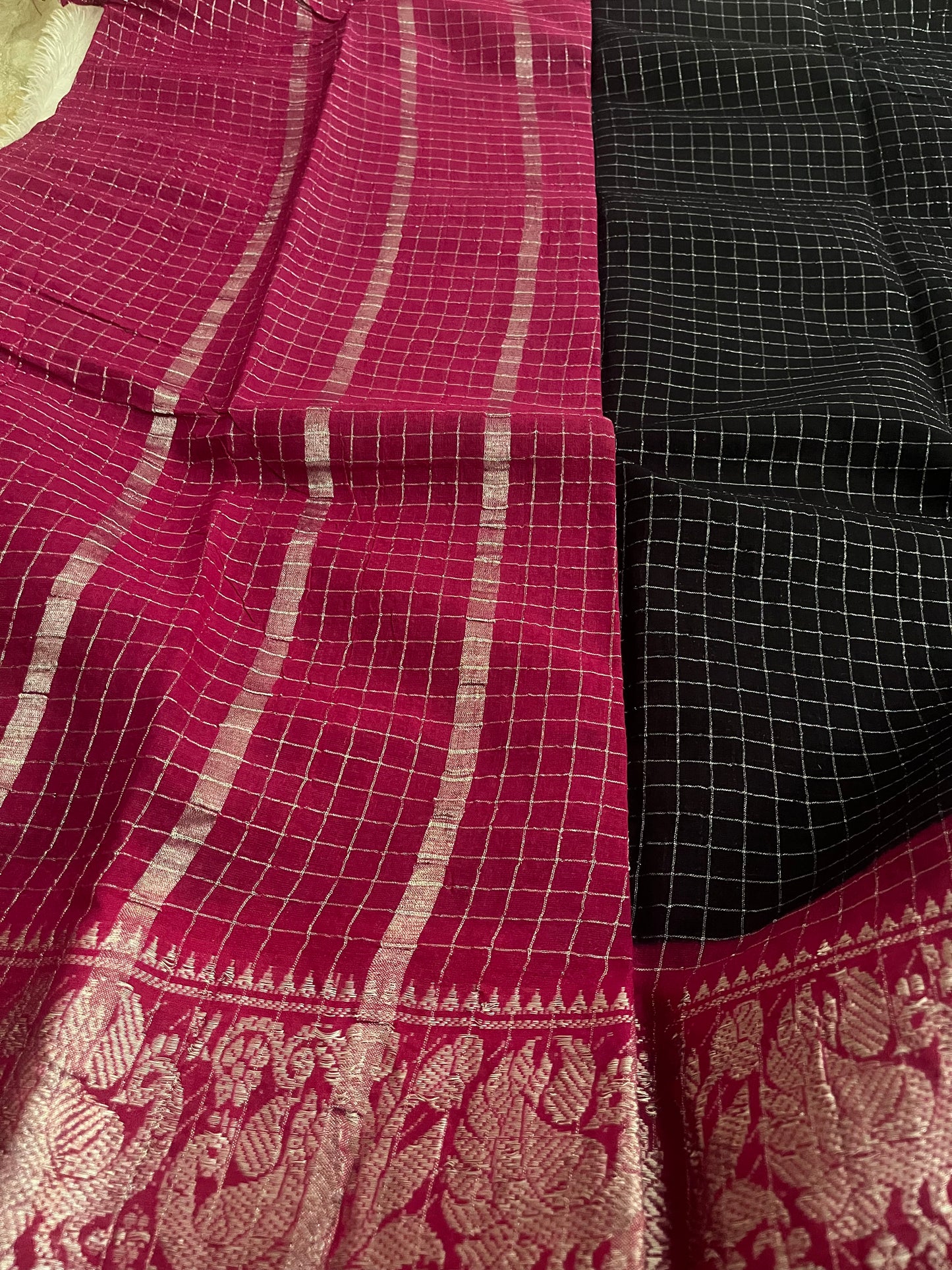 Madurai cotton sungudi sarees