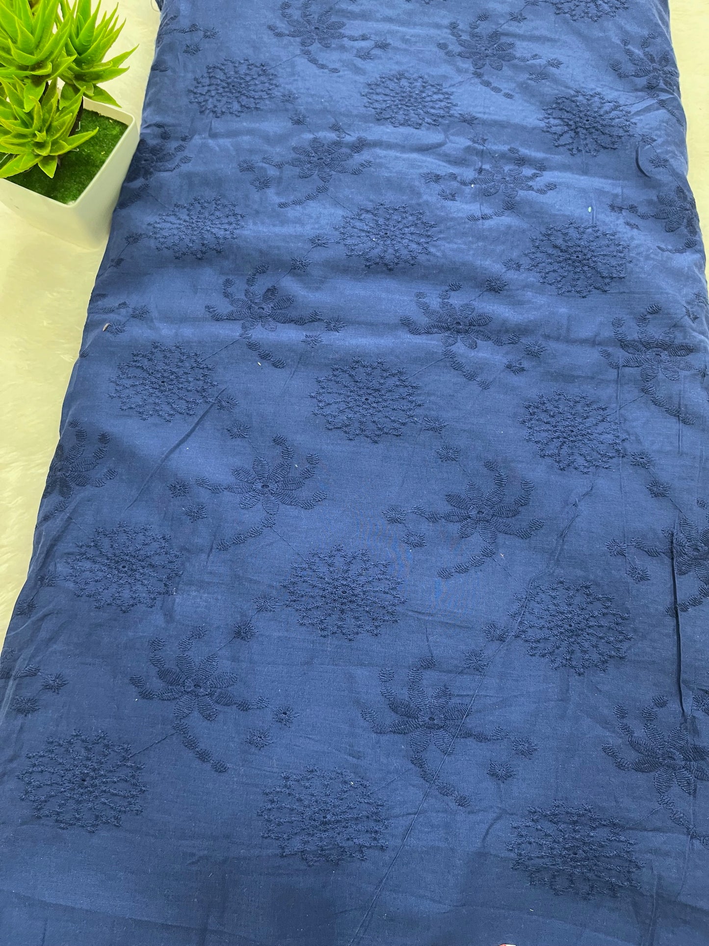 BLUE SHADE HACKOBA FABRIC