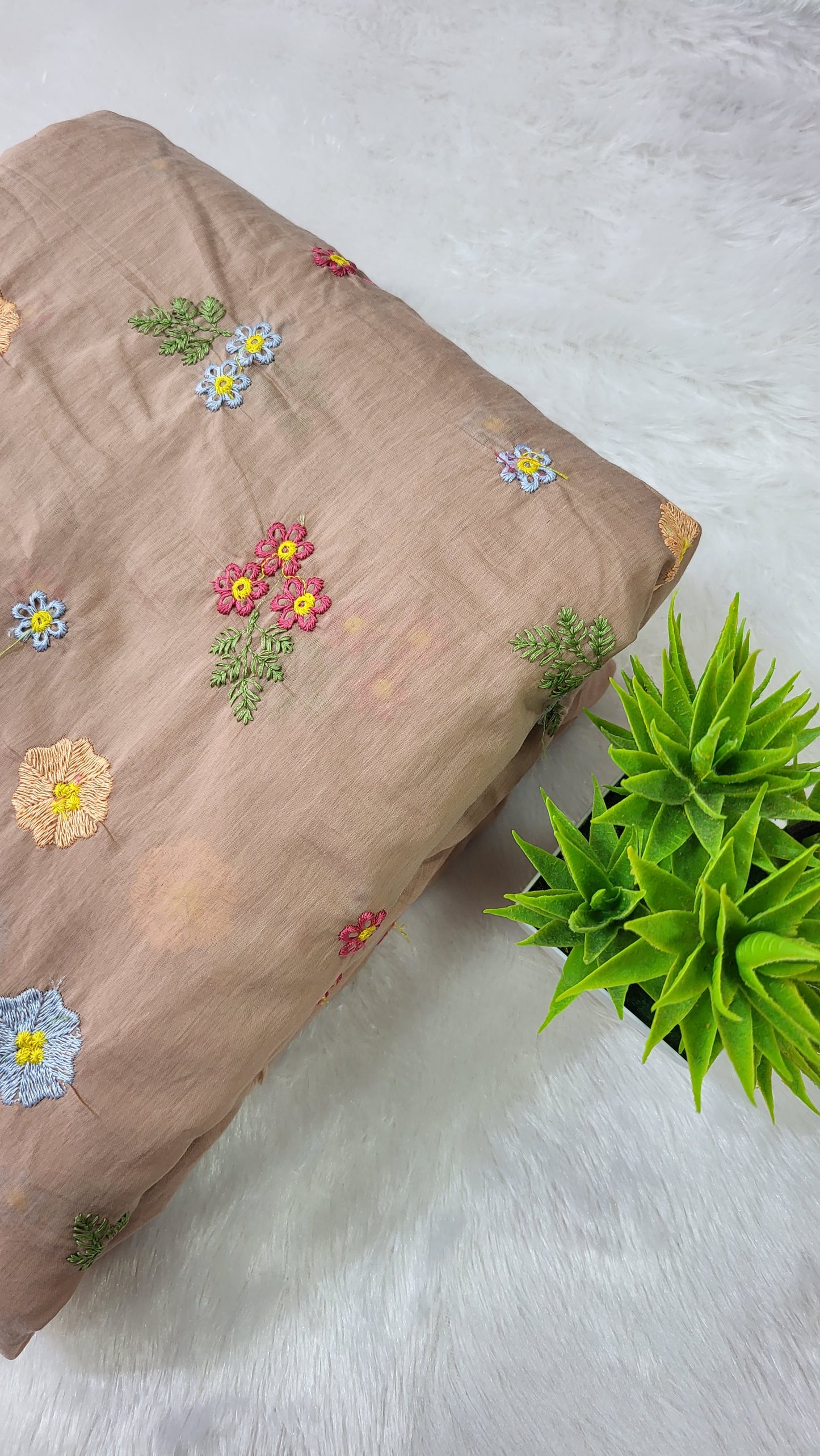 mul chanderi fabric