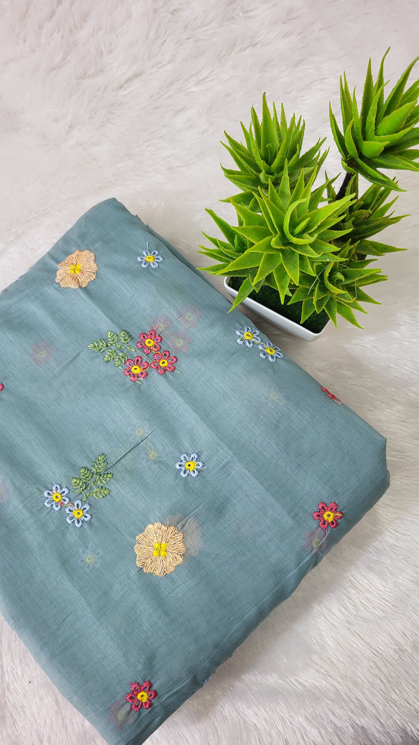 mul chanderi fabric
