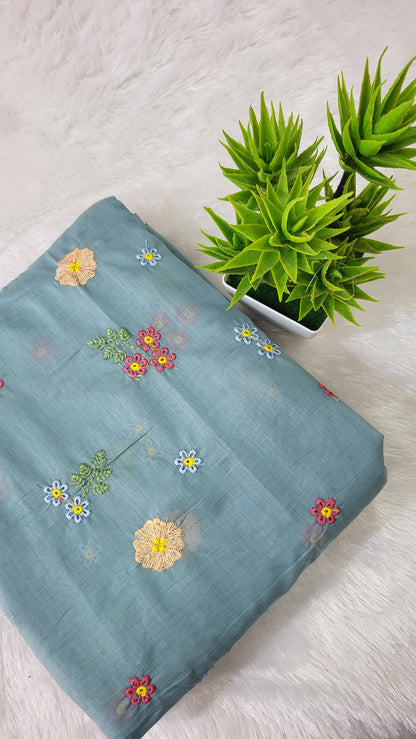 mul chanderi fabric