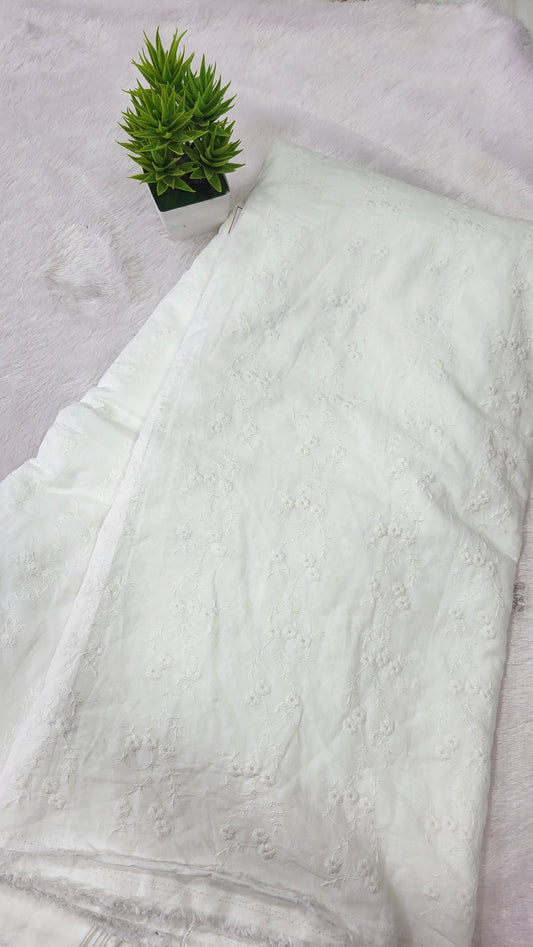 white premium hakoba fabric