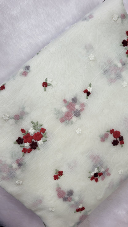 PURE MUL CHANDERI FABRIC