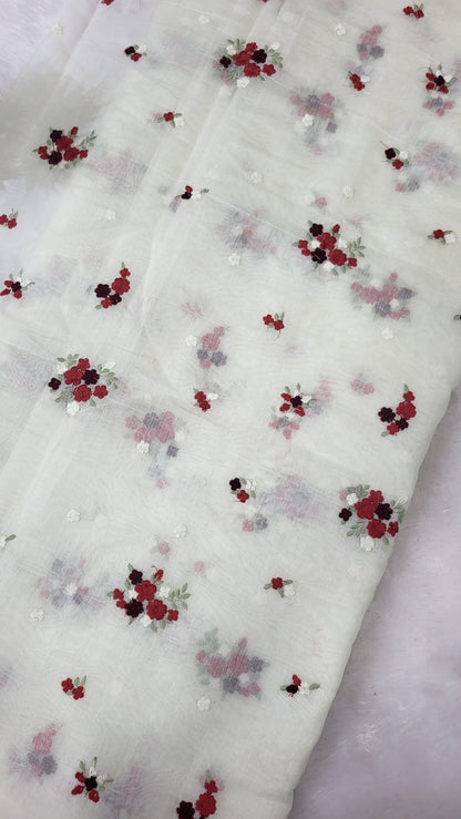 PURE MUL CHANDERI FABRIC