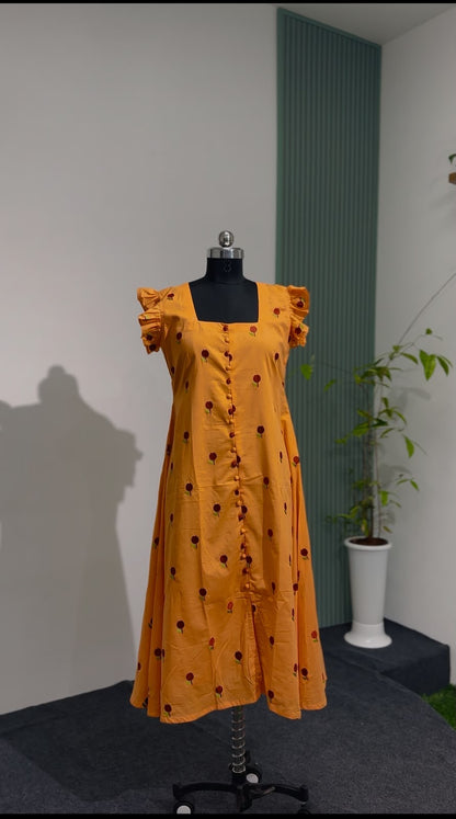 COTTON POPLIN FROCK