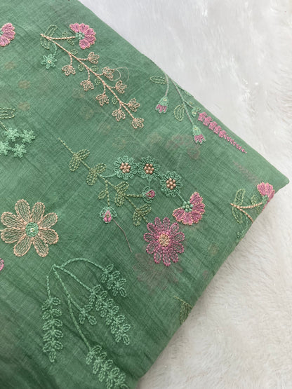 PURE MUL CHANDERI FABRIC