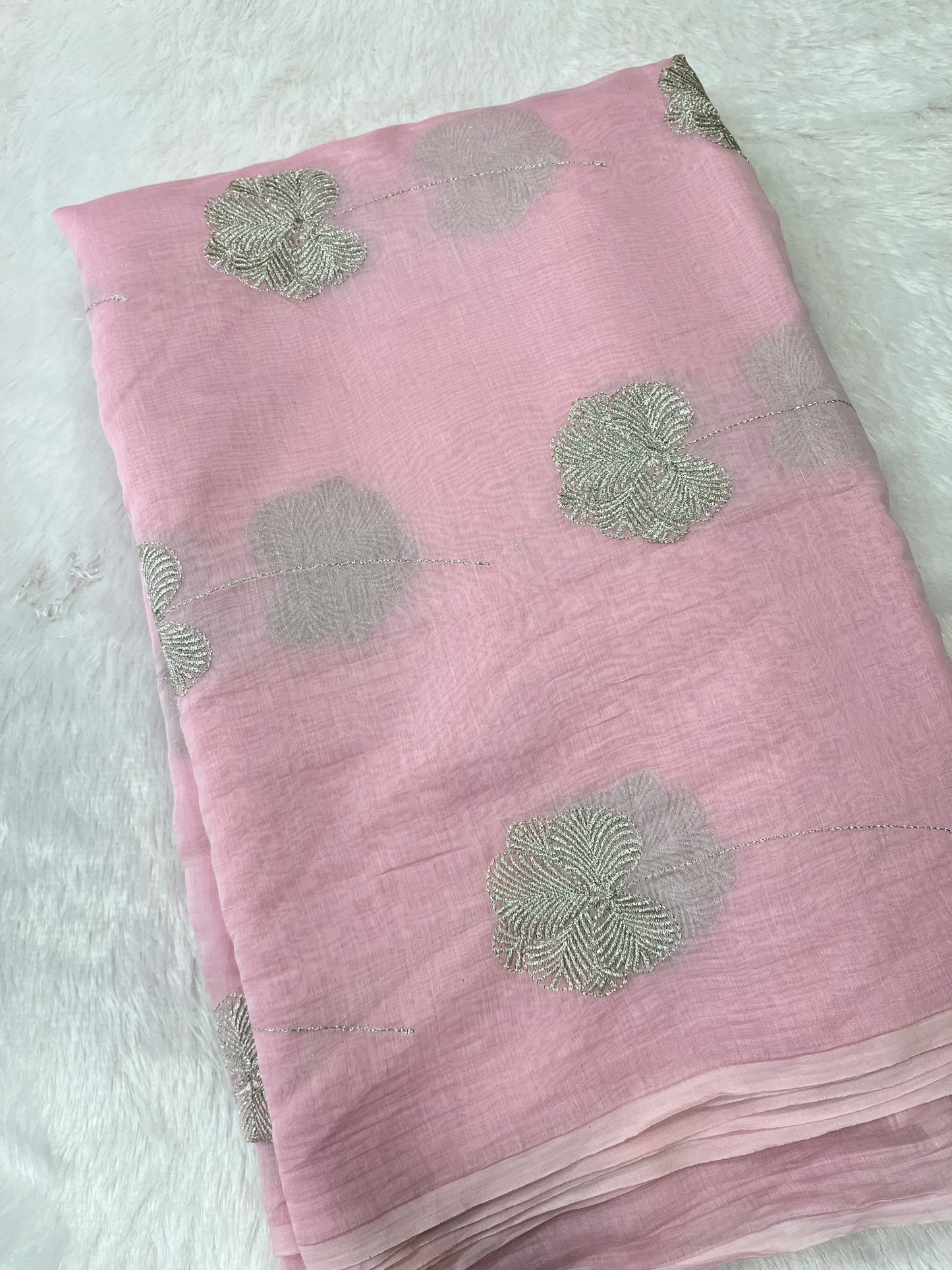 PURE MUL CHANDERI FABRIC