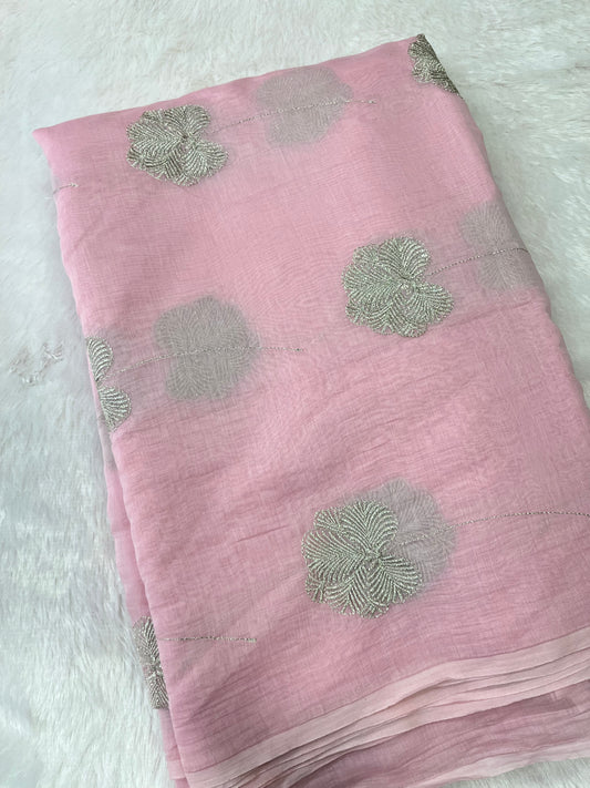 PURE MUL CHANDERI FABRIC
