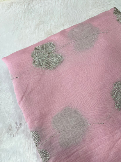 PURE MUL CHANDERI FABRIC