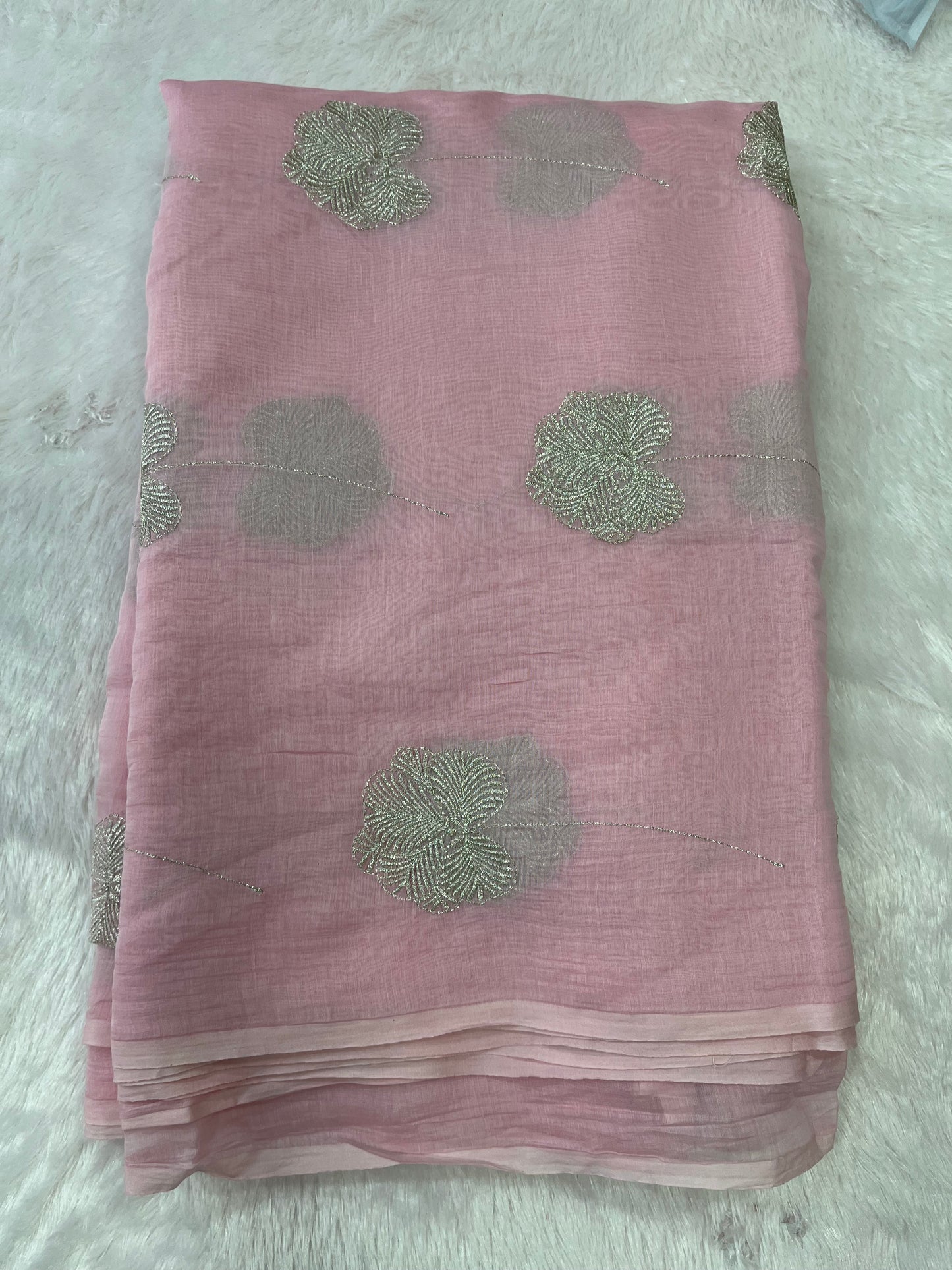 PURE MUL CHANDERI FABRIC