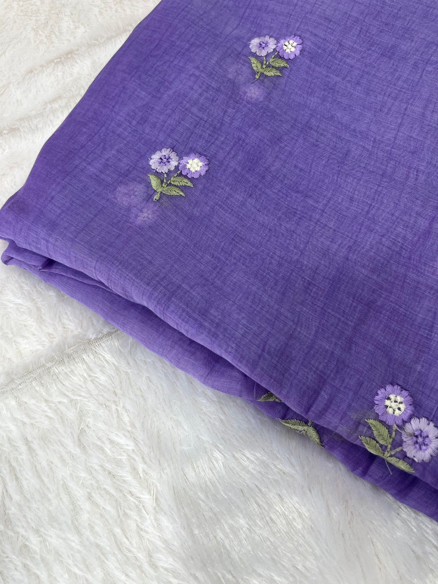 PURE MUL CHANDERI FABRIC