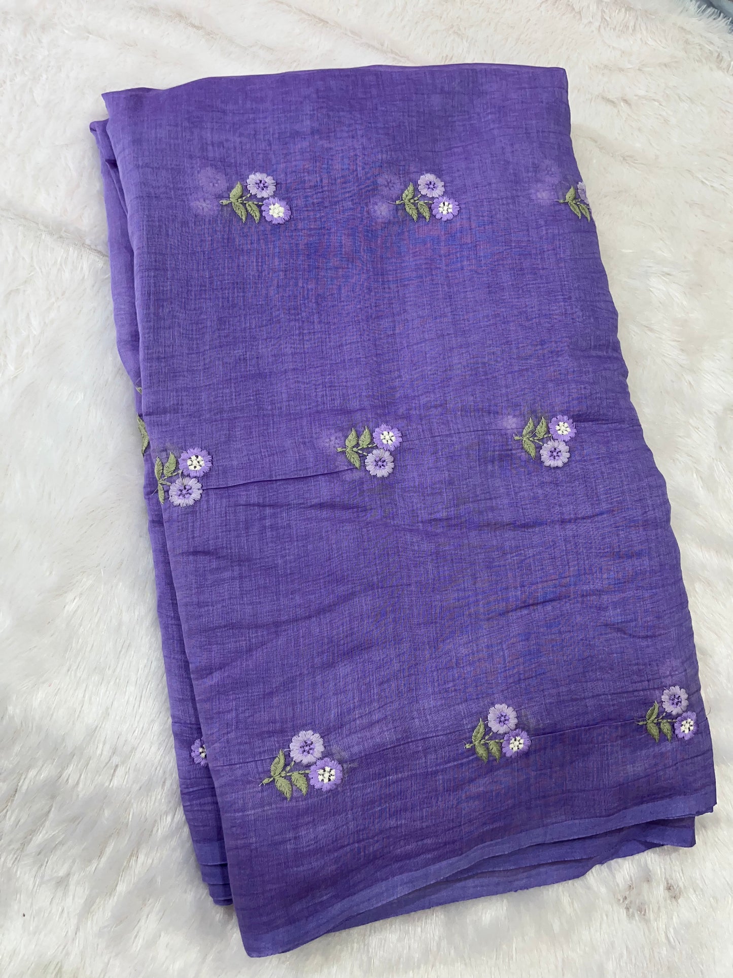 PURE MUL CHANDERI FABRIC