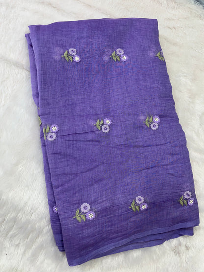 PURE MUL CHANDERI FABRIC