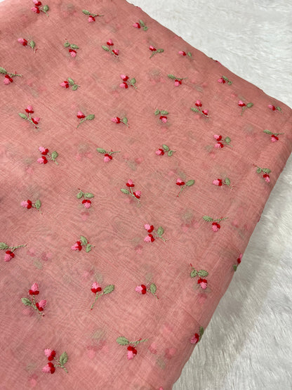 PURE MUL CHANDERI FABRIC