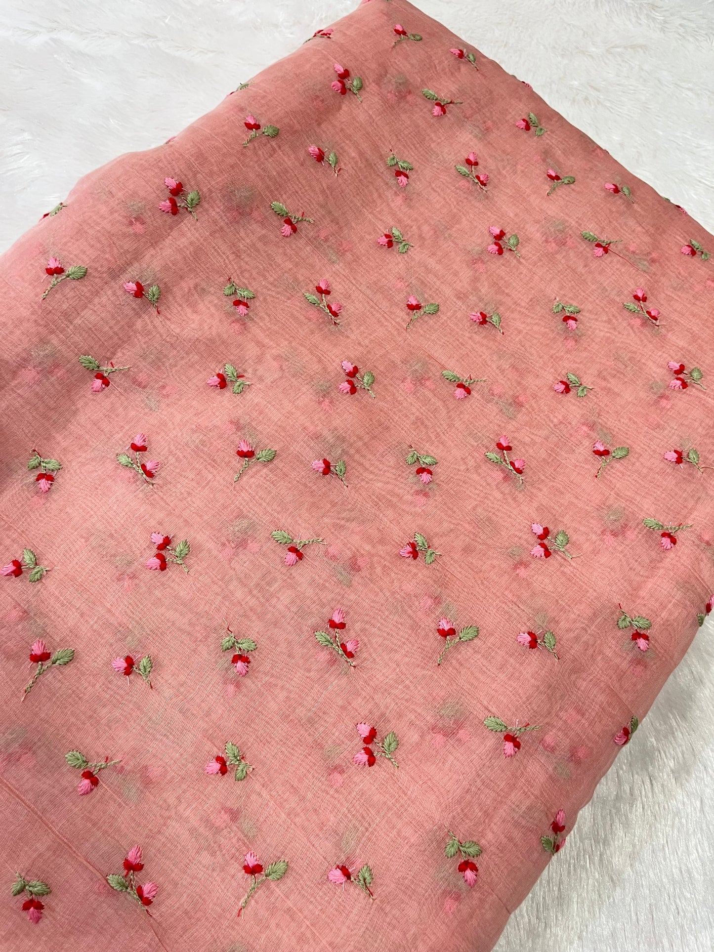 PURE MUL CHANDERI FABRIC