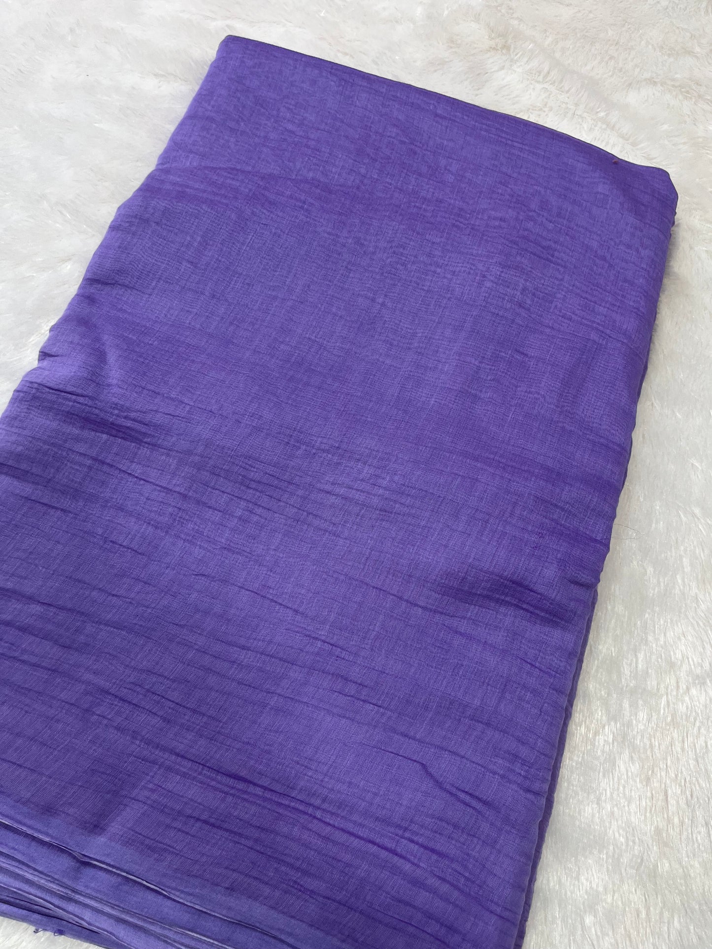 PURE MUL CHANDERI FABRIC (PLAIN)
