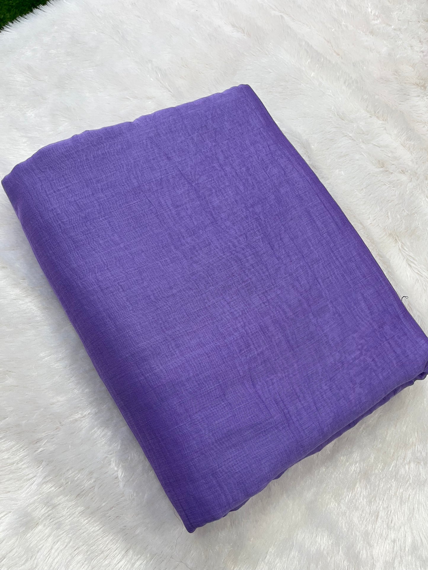 PURE MUL CHANDERI FABRIC (PLAIN)