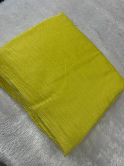 PURE MUL CHANDERI FABRIC (PLAIN)