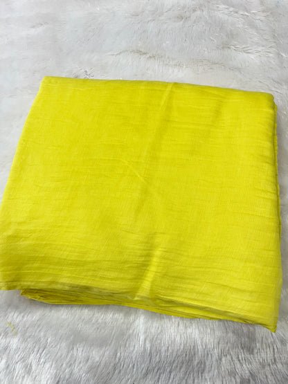PURE MUL CHANDERI FABRIC (PLAIN)
