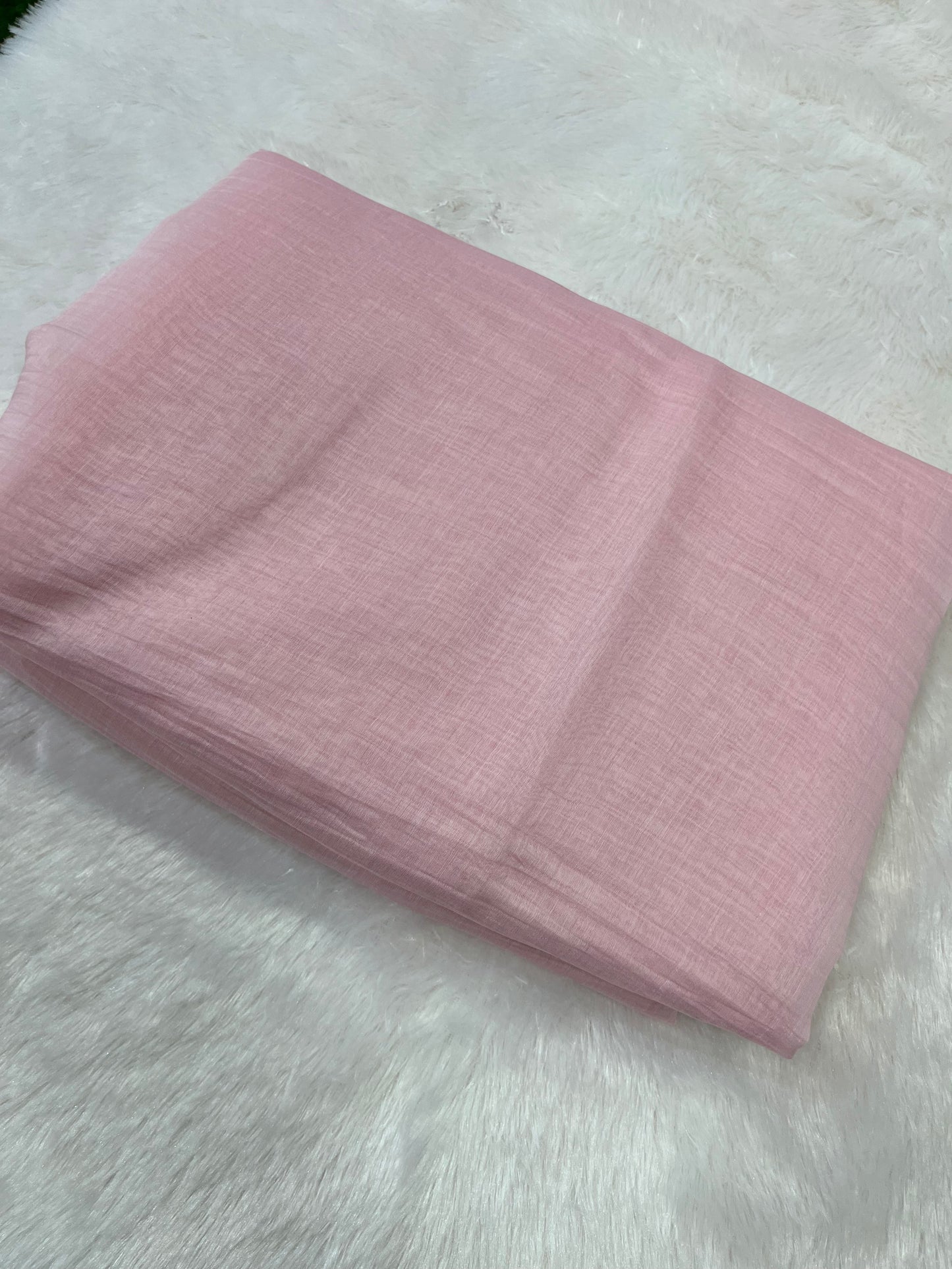 PURE MUL CHANDERI FABRIC (PLAIN)
