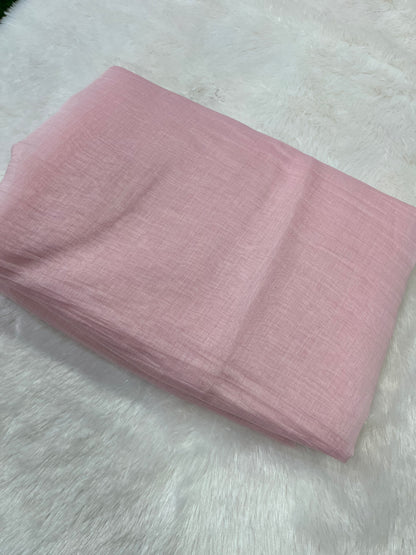 PURE MUL CHANDERI FABRIC (PLAIN)