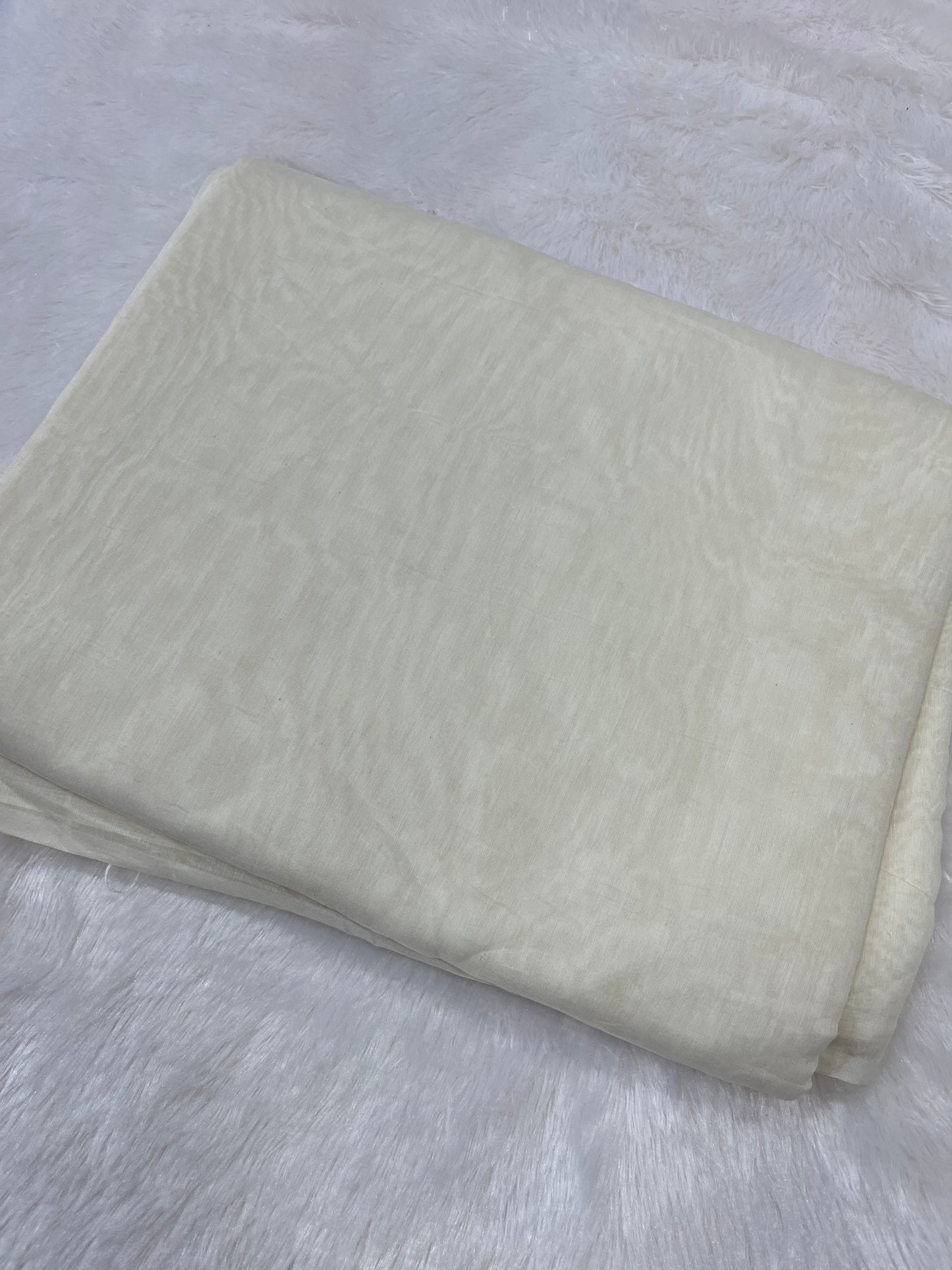 PURE MUL CHANDERI FABRIC (PLAIN)