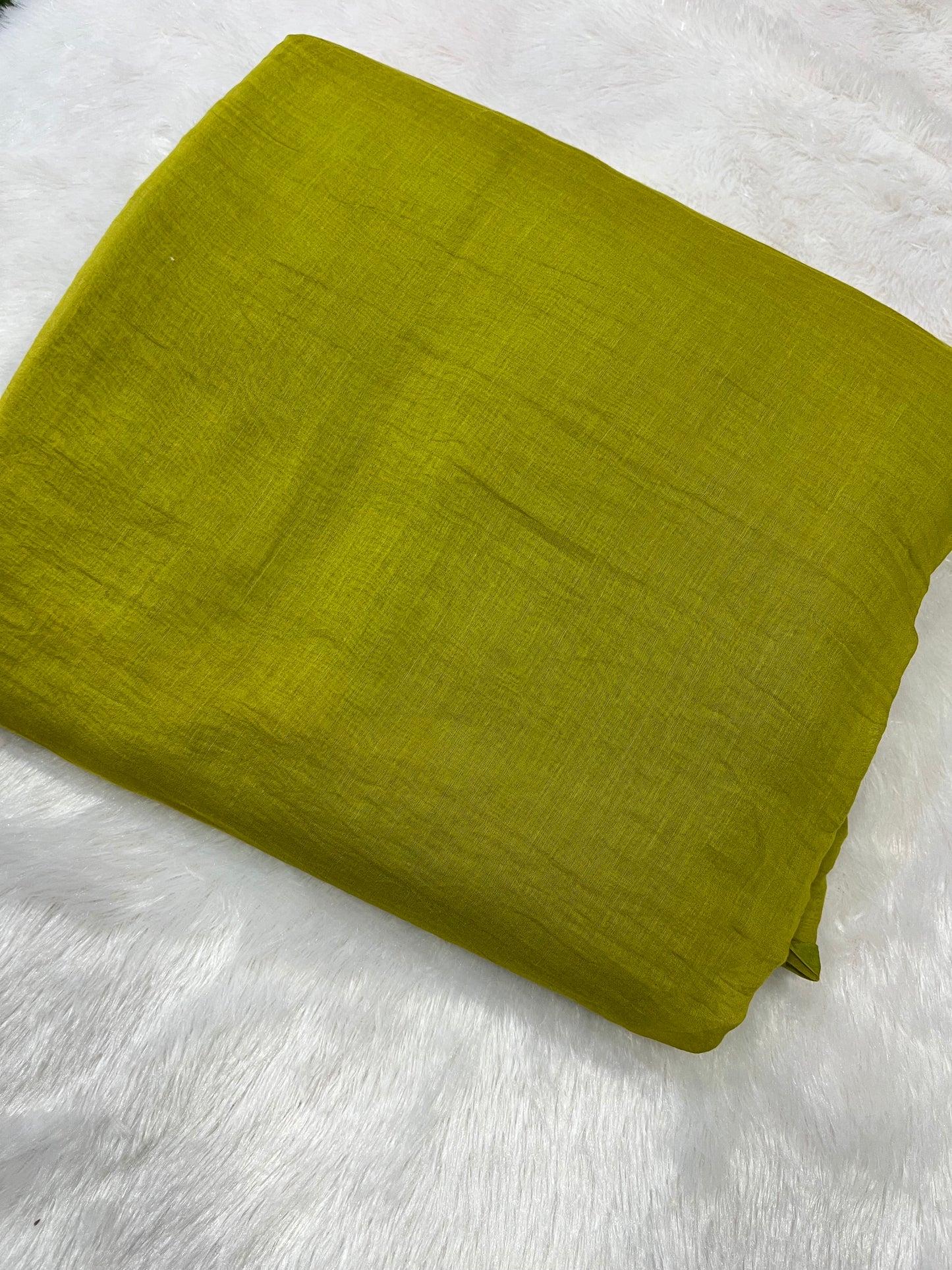 PURE MUL CHANDERI FABRIC (PLAIN)
