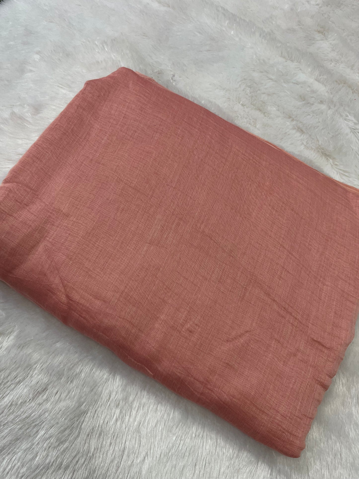PURE MUL CHANDERI FABRIC (PLAIN)