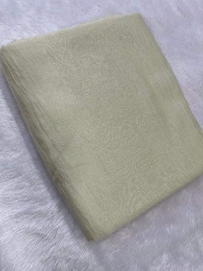 PURE MUL CHANDERI FABRIC (PLAIN)