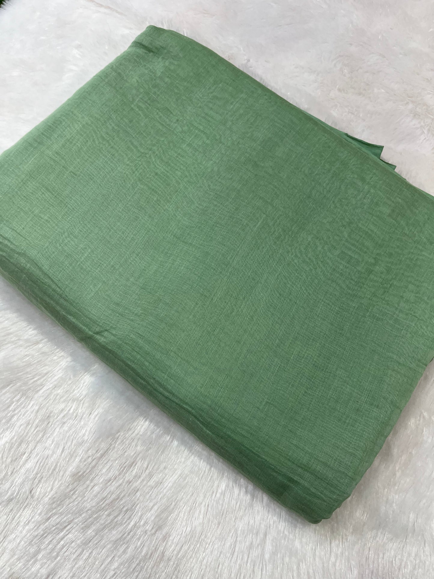 PURE MUL CHANDERI FABRIC (PLAIN)