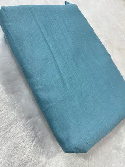 PURE MUL CHANDERI FABRIC (PLAIN)
