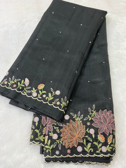 TUSSAR SILK  SAREE