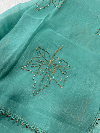 CUT BEADS WORK DUPPATTA