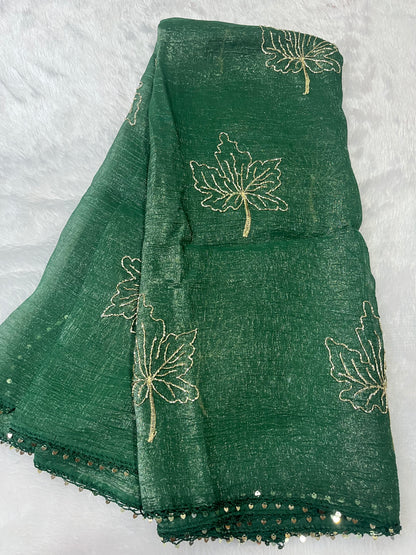 CUT BEADS WORK DUPPATTA