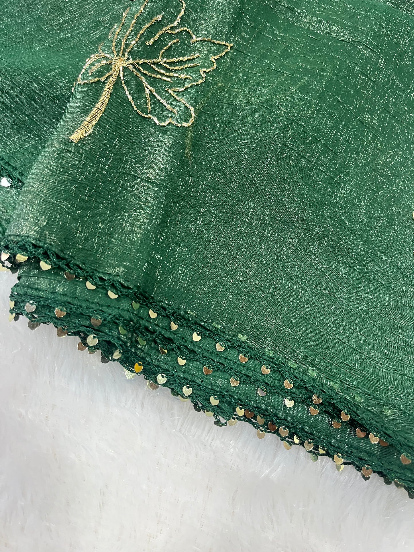 CUT BEADS WORK DUPPATTA