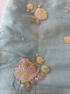PURE MUL CHANDERI FABRIC